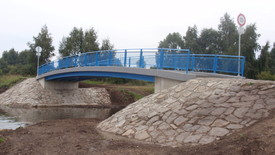 Rekonstrukce mostku přes Košátecký potok, rok realizace 2011
