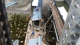 VD Brandýs nad Labem, oprava středního jezového pole, rok realizace 2011