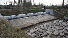Doubrava, Vrdy-Zbyslav, zvýšení ochrany hrázemi a rekonstrukcí jezu, rok realizace 2010-2012