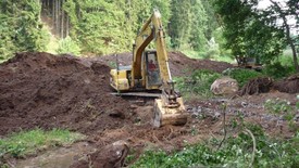 Labe, VD Les Království, odstranění nánosů, rok realizace 2009